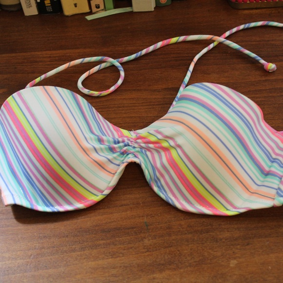 Striped Victoria Secret Bikini Top - Picture 2 of 8